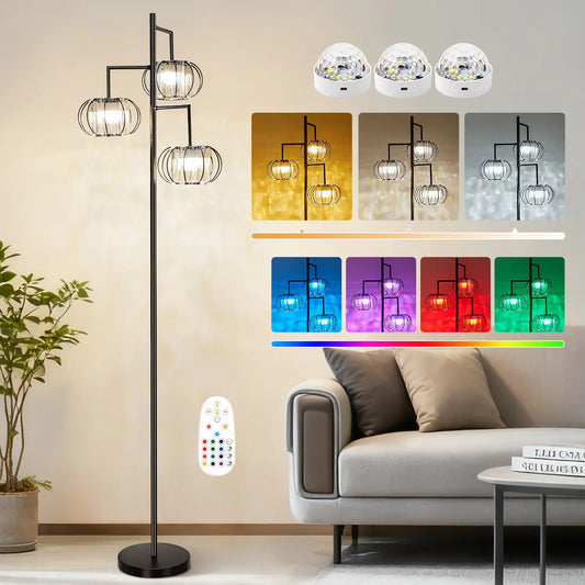 Elegant Wireless Crystal Floor Lamp - Rechargeable RGB Colorful Lights, Adjustable Lighting, Dimmable Brightness, Ambient Decoration Lamp for Bedroom, Living Room, with RGB Light Effect, Elegant Lighting, Adjustable Rgb Lighting